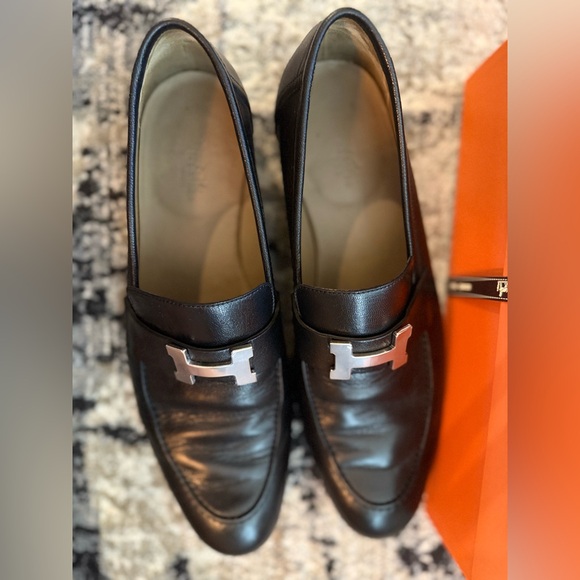 Hermes Men's Paris Loafers Wide size 45 - Picture 5 of 11